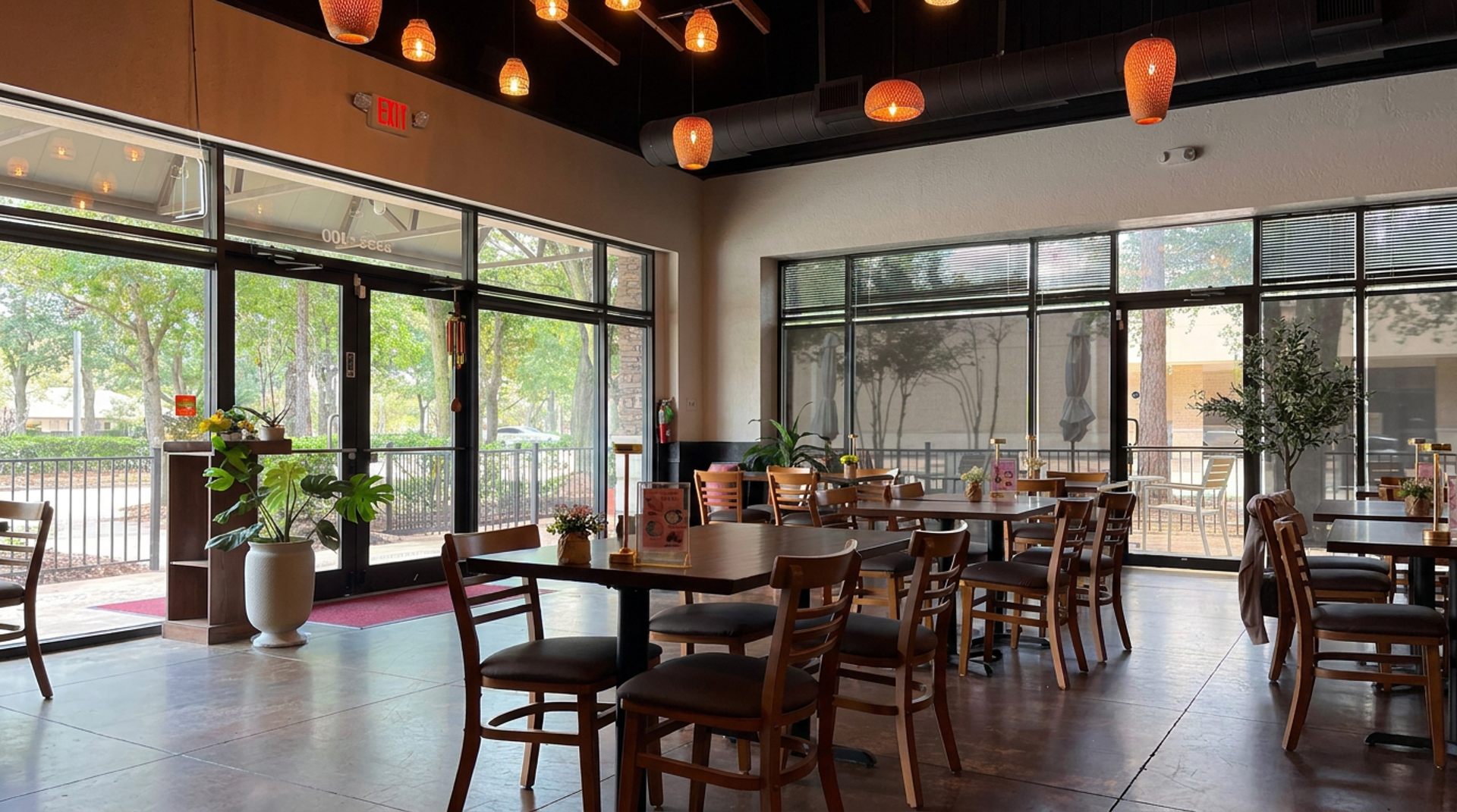 The dining room